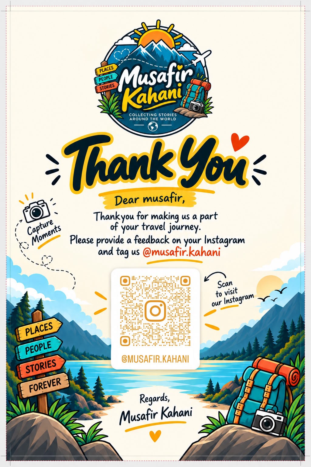 Thank You - Musafir Kahani